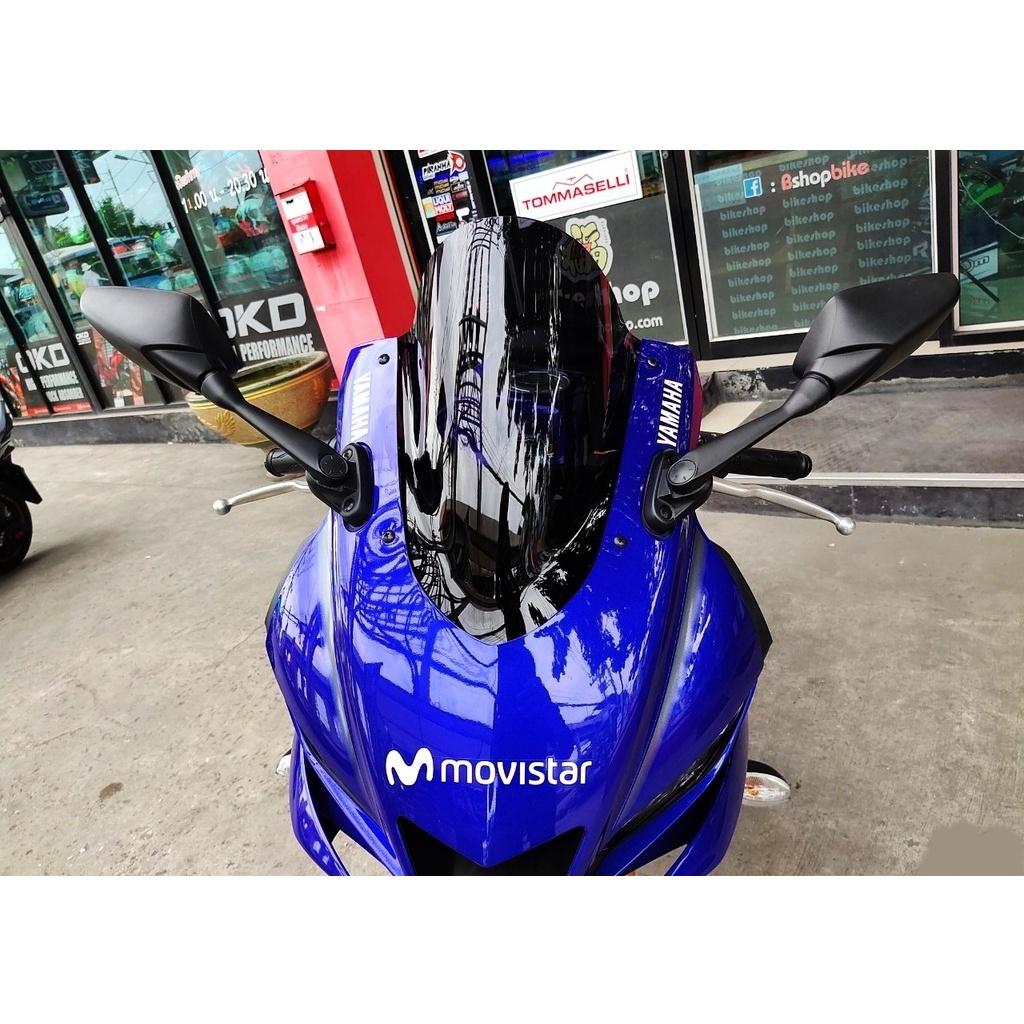 ชิวหน้าตรงรุ่น[R3 2019]ทรงโหนก อคิลิคดำ ชิวแต่ง อะคริลิค ดำ