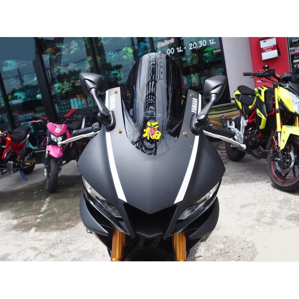 ชิวหน้าตรงรุ่น[R3 2019]ทรงโหนก อคิลิคดำ ชิวแต่ง อะคริลิค ดำ