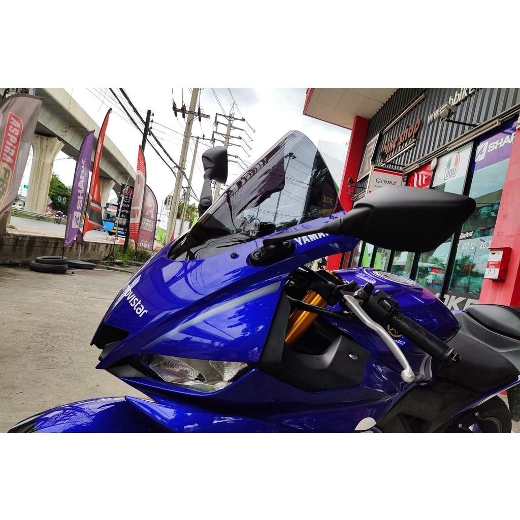 ชิวหน้าตรงรุ่น[R3 2019]ทรงโหนก อคิลิคดำ ชิวแต่ง อะคริลิค ดำ