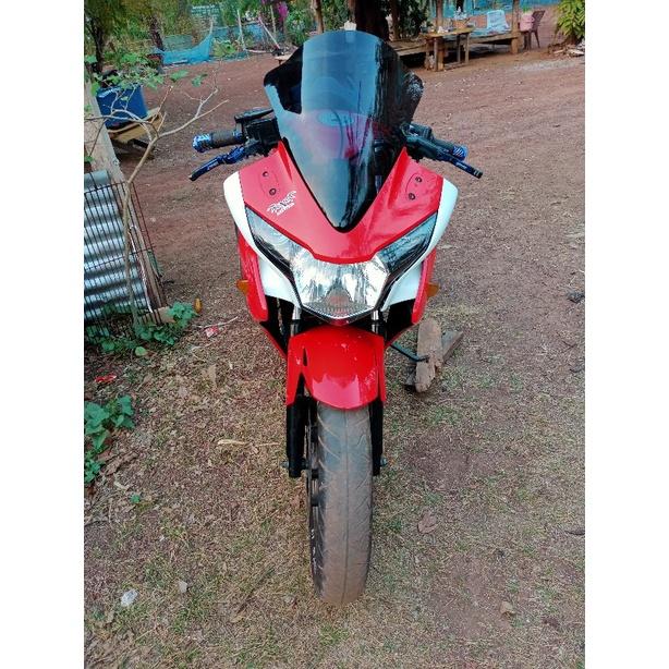 ชิวหน้า แต่ง ตรงรุ่น CBR150I ทรงK อคิลิคดำ*ชิวหน้า CBR150I ปีเก่า หายาก หน้ากาก