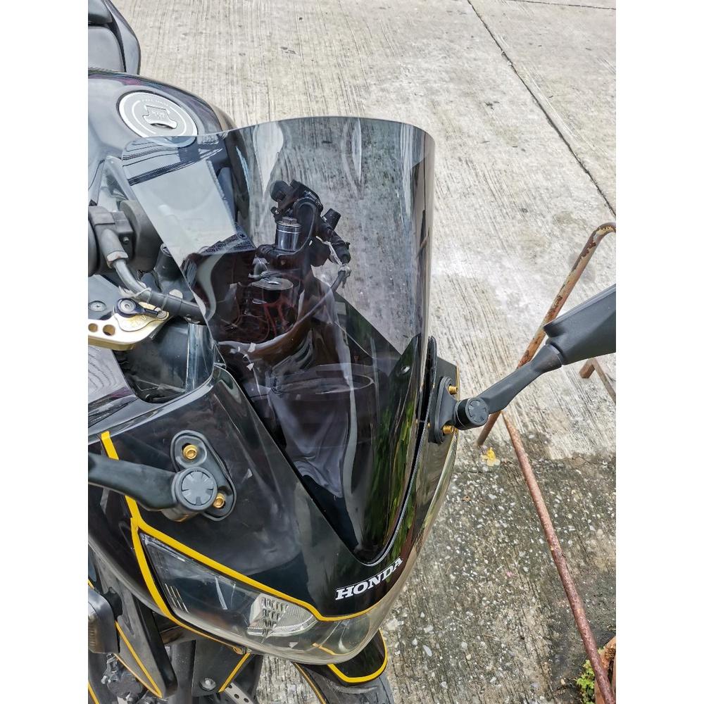 ชิวหน้า แต่ง ตรงรุ่น CBR150I ทรงK อคิลิคดำ*ชิวหน้า CBR150I ปีเก่า หายาก หน้ากาก