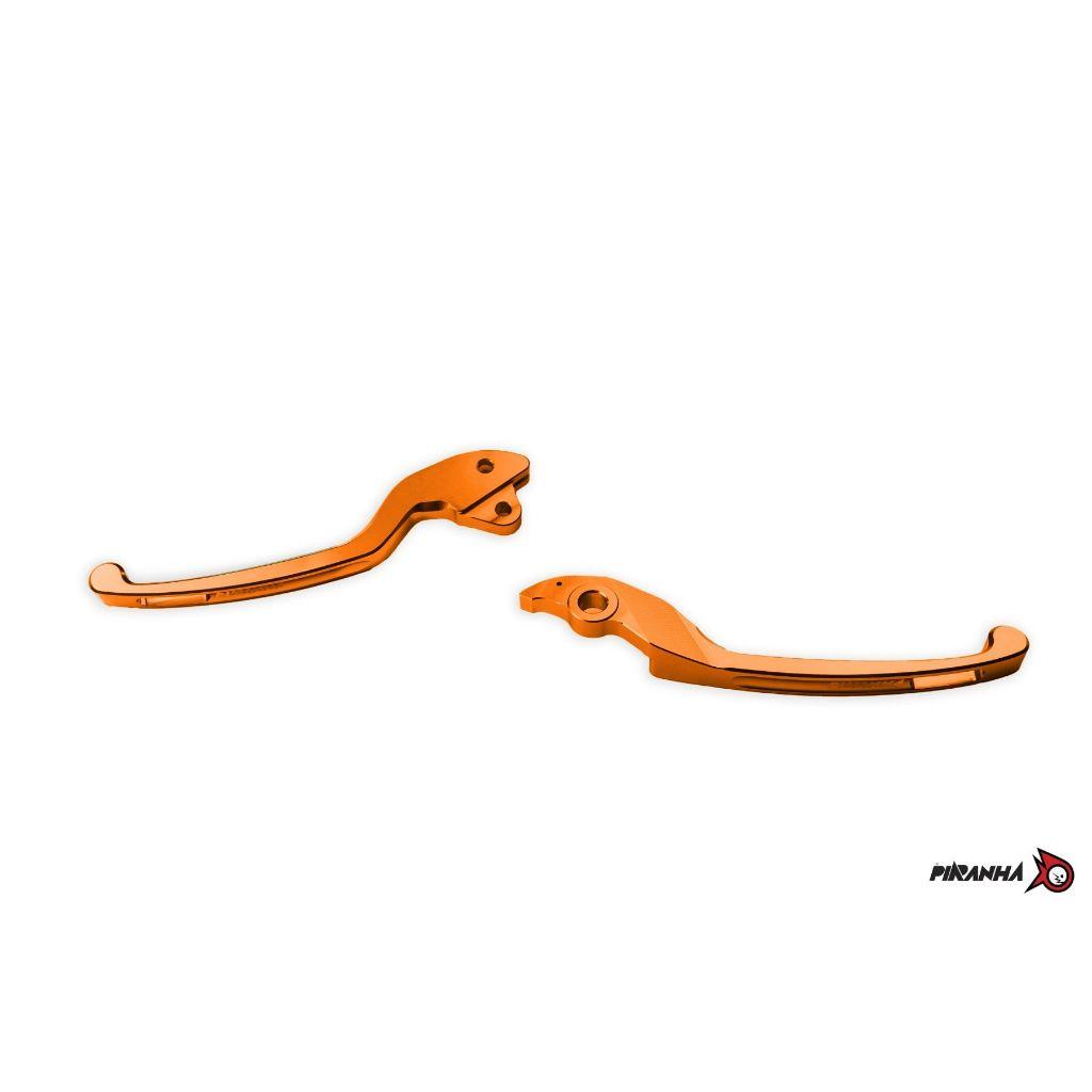 มือเบรค CNC PIRANHA LEVERS Giorno+ CBS  Click-125i Special Edition  (024)