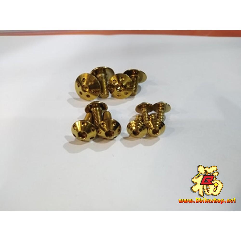 น็อตชุดสี [ PCX150 2018 ] ทอง น็อตเฟริ่ง ชุดสี เเสตนเลสเเต่ง