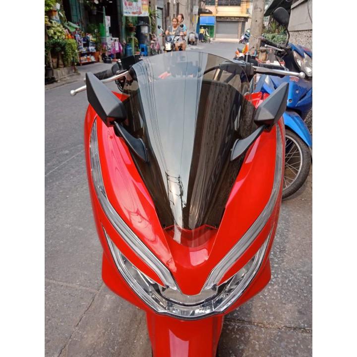 กระจกติดชิว หน้ากาก ตรงรุ่น GPX DRONE N-MAX 2020 PCX 160 PCX150 ทุกปี แข็งแรง กระจกไม่หลอกตา **