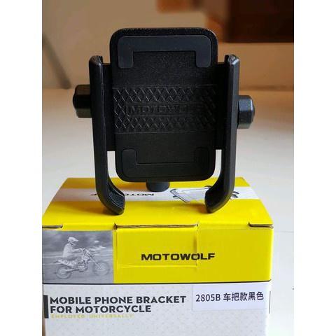 ที่จับโทรศัพท์ ยึดหูกระจก สีดำ สีเงิน MOTOWOLF แท้100% ขายึดโทรศัพ โทรศัพท์ ยึดรูกระจก ใส่ได้ทุกรุ่น