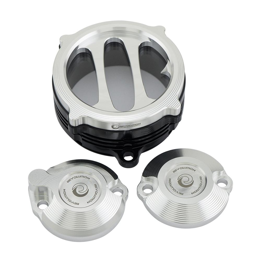 ชุดฝาปิดฝาสูบ+ฝาปิดตั้งวาล์ว+อคริลิค REVOLUTION V2 CT-125  ปี 2023 (0177)