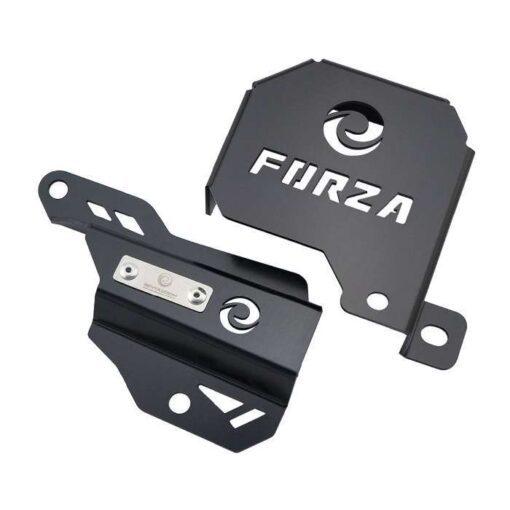 ฝาครอบคอยล์ไฟ+ครอบสายดีส (ลูมิเนียม) REVOLUTION FORZA-300, FORZA-350 NEW(0299)