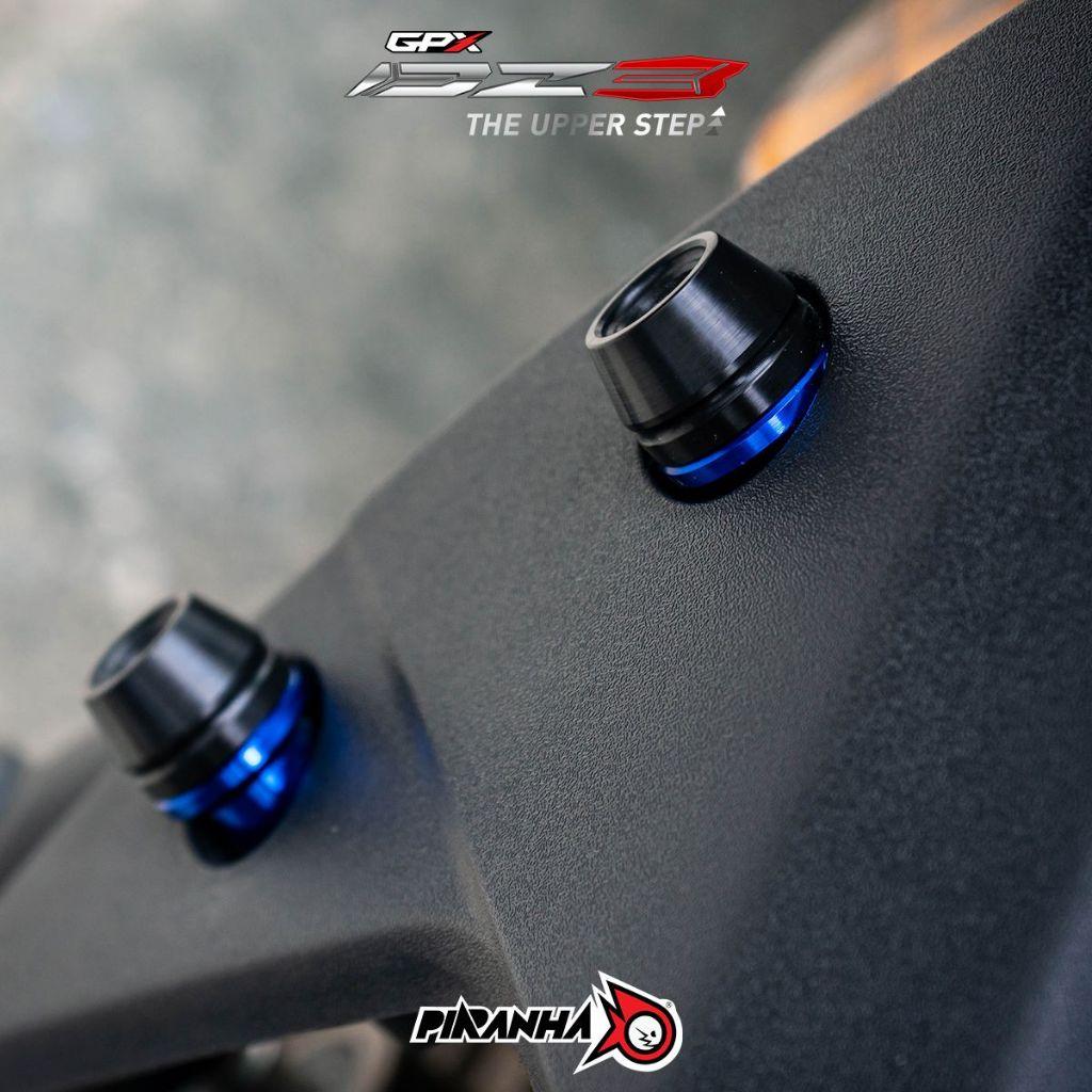 ชุดน๊อตกันล้มบังโคลนหน้า Set CNC GPX DZ-3 PIRANHA (0228)