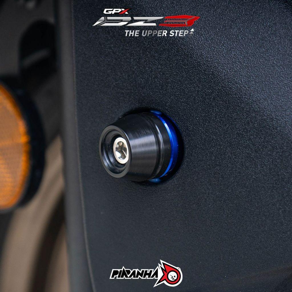 ชุดน๊อตกันล้มบังโคลนหน้า Set CNC GPX DZ-3 PIRANHA (0228)