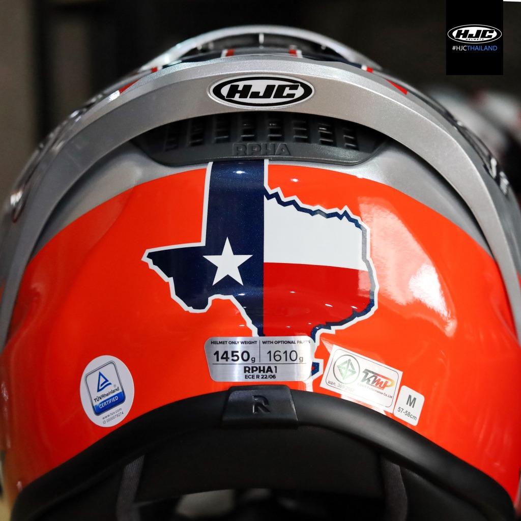 หมวกกันน็อค HJC RPHA1 Ben Spies Silver Star ลายนักแข่ง Moto GP🏁BIG STAR⭐️⭐️ ลายดาวเด่นในตำนานของ HJC