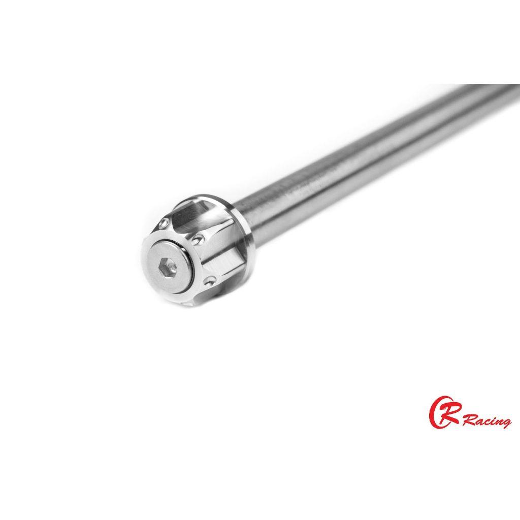 แกนล้อหน้า สแตนเลส LEAD-125 4V / Giorno+ CR RACING (015)