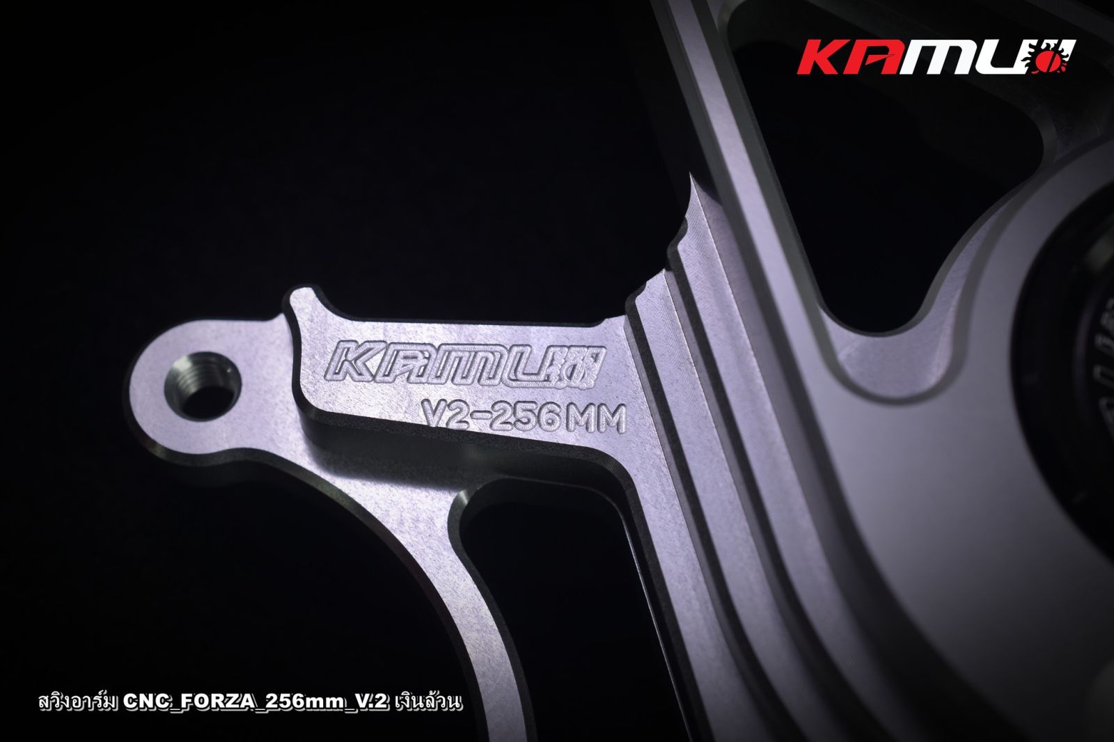 สวิงอาร์ม CNC  V.2  Forza-350 สำหรับจาน 256 มิล. ปั๊ม Brembo 2 Pot