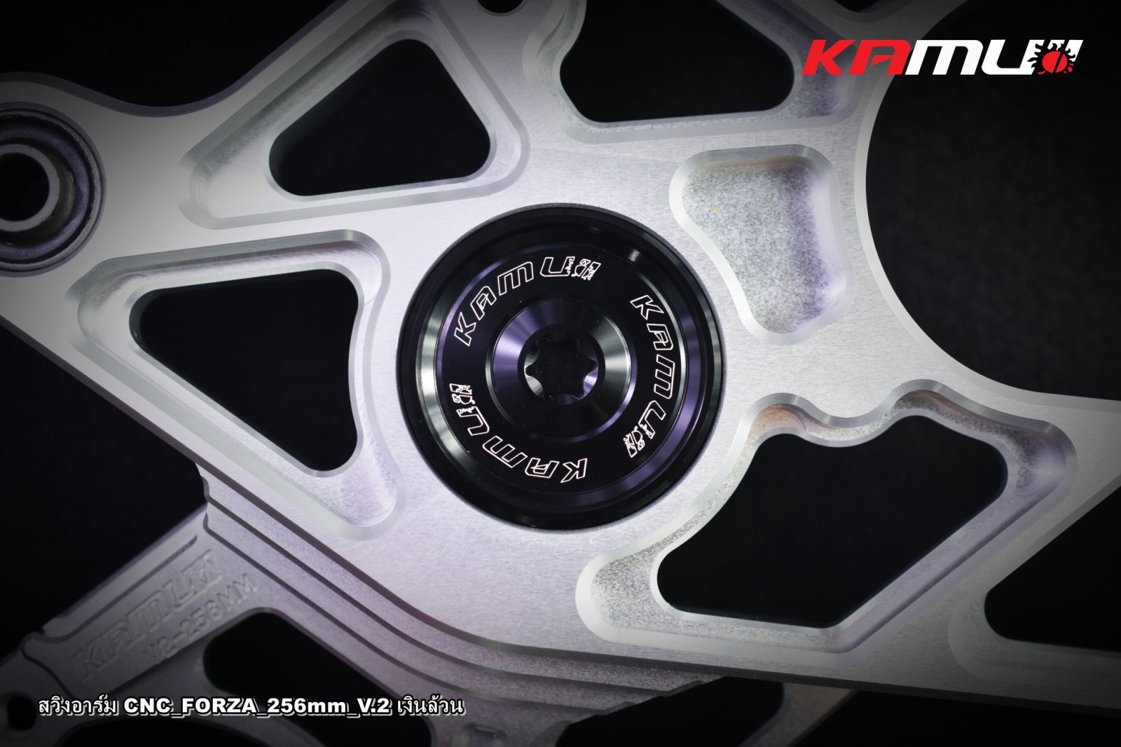 สวิงอาร์ม CNC  V.2  Forza-350 สำหรับจาน 256 มิล. ปั๊ม Brembo 2 Pot