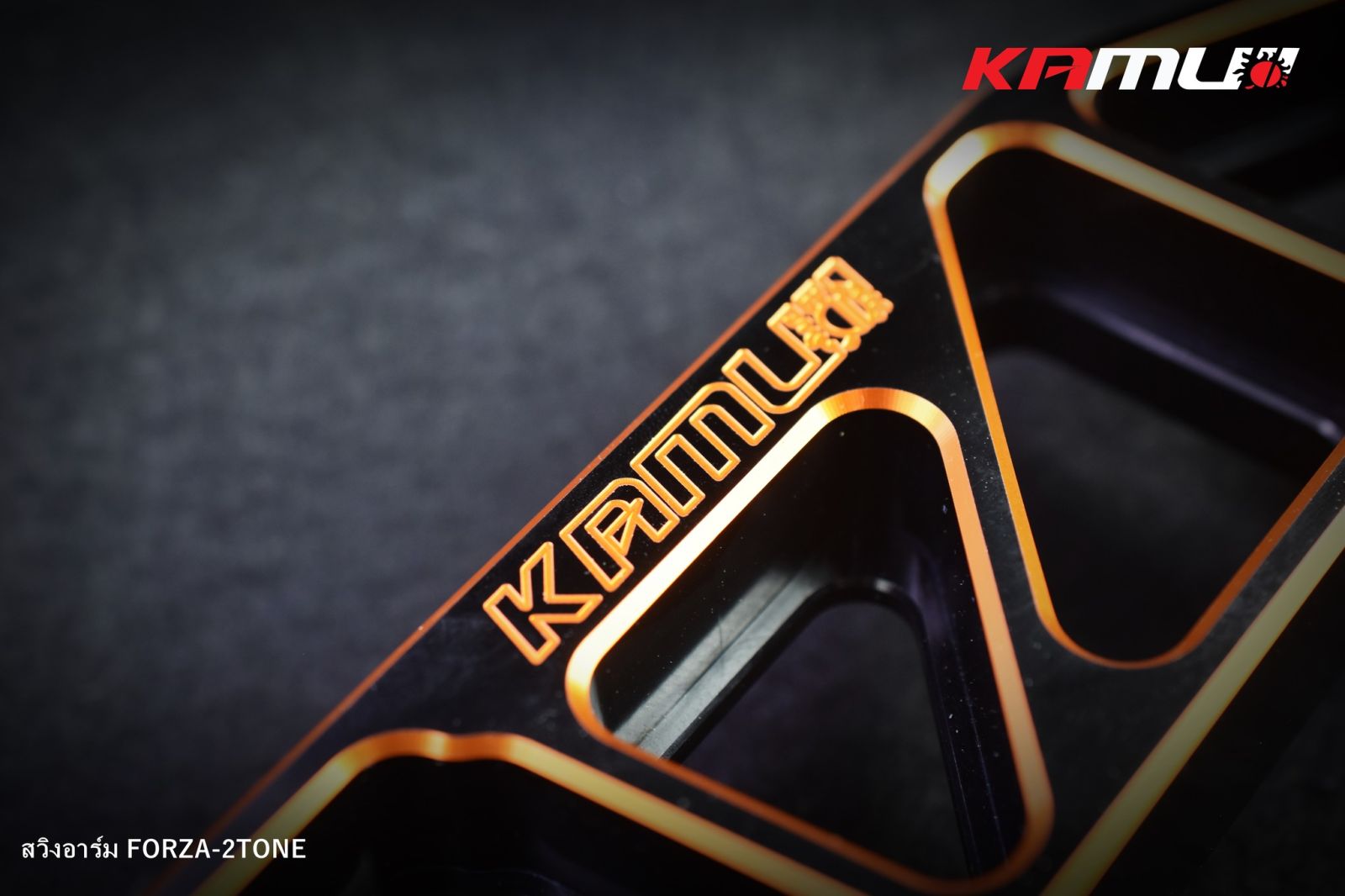 สวิงอาร์ม FORZA350 CNC 2-Tone by KAMUI สำหรับใส่ขานหลัง 256 มิล.ปั๊ม Bremboi 2 pot