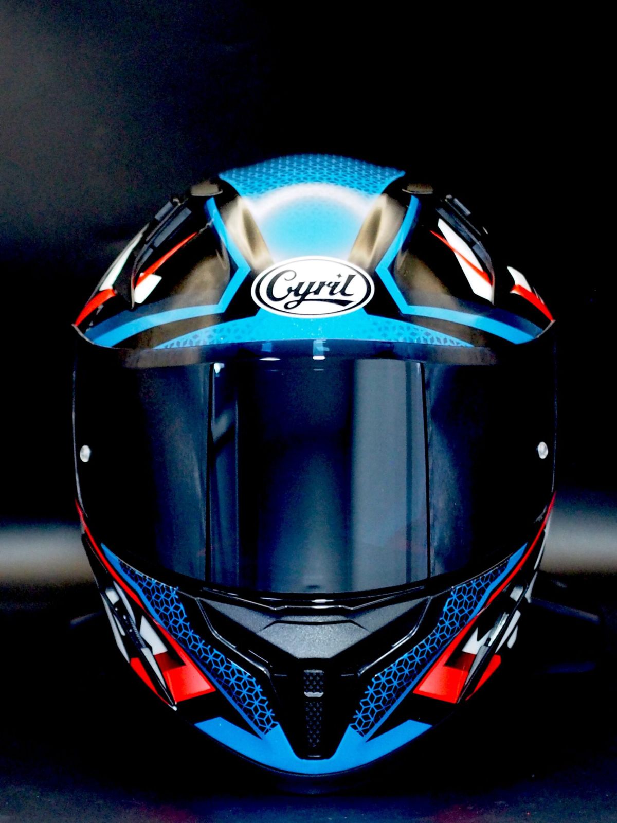 หมวกกันน็อคเต็มใบ CYRIL  รุ่น CR1 FF357 แถมชิลด์ดำ มีสีพื้นและลายกราฟฟิก
