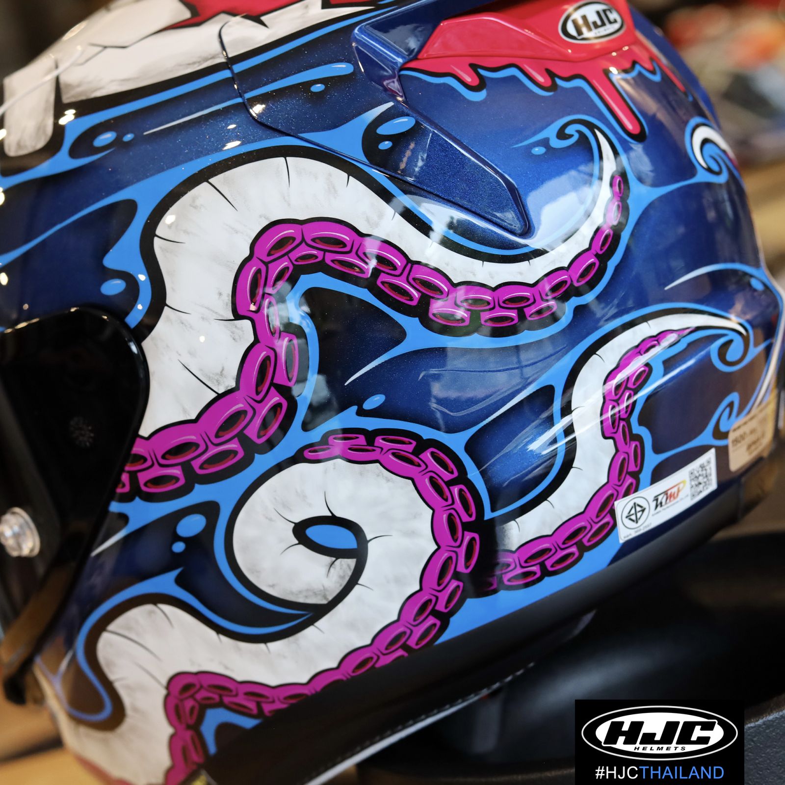 หมวกกันน็อค HJC RPHA12 KRAKEN (ผิวเงา)