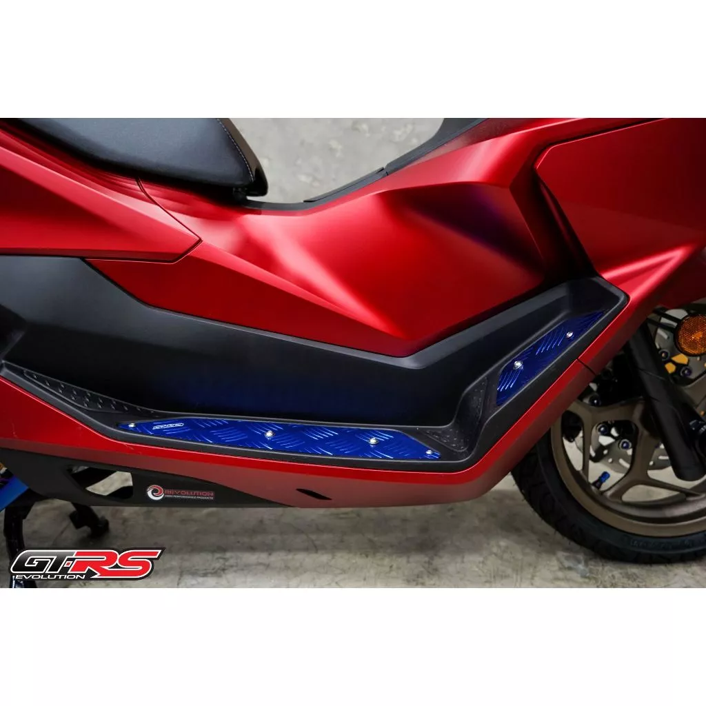 แผ่นรองพื้น (มีเนียม) ลาย5ขีด GTRS PCX-160 NEW ปี 2025