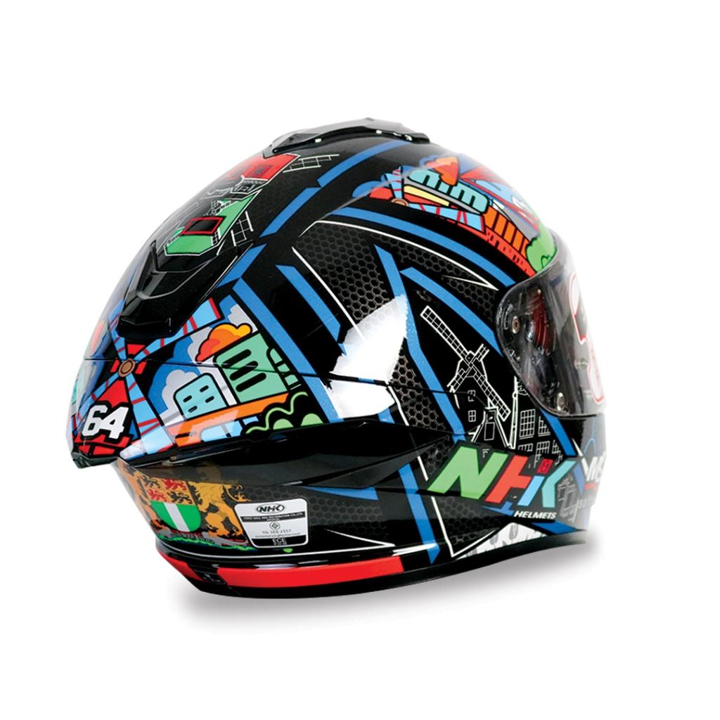หมวกกันน็อค เต็มใบ NHK Helmet K5R Bo bendsneyder #6