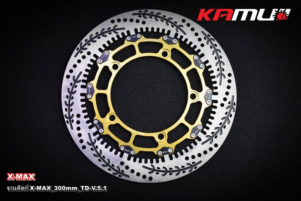 จานดิสก์ Xmax ขนาด 300 มิล  ลาย TD-V.5.1 KAMUI