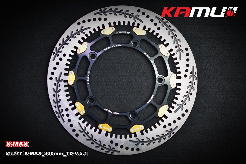 จานดิสก์ Xmax ขนาด 300 มิล  ลาย TD-V.5.1 KAMUI