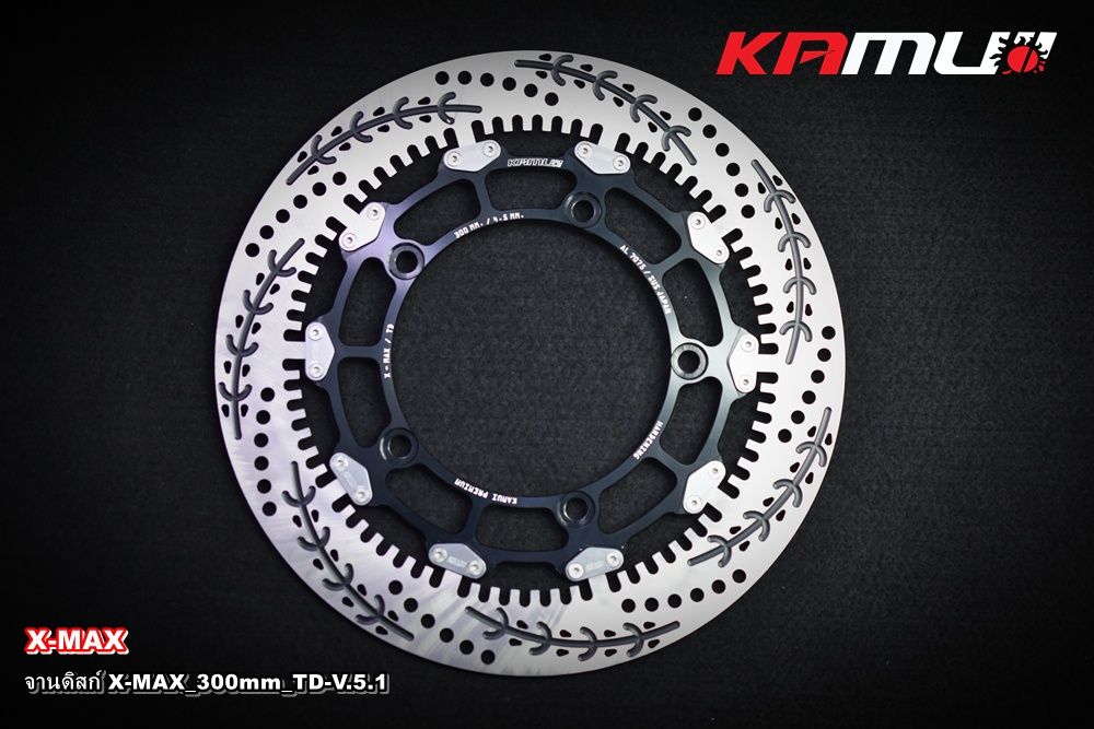 จานดิสก์ Xmax ขนาด 300 มิล  ลาย TD-V.5.1 KAMUI
