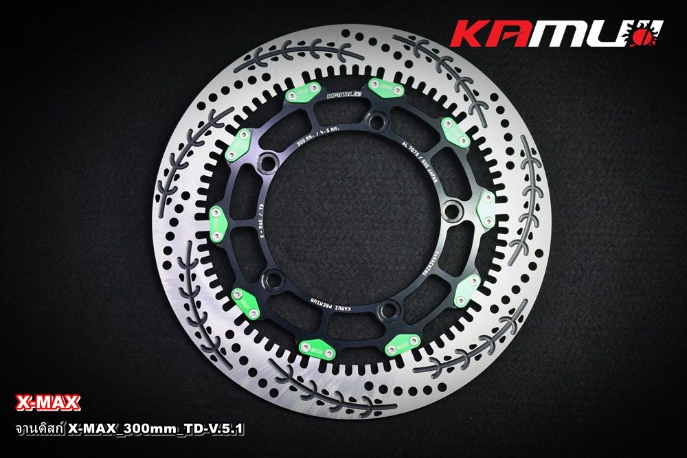 จานดิสก์ Xmax ขนาด 300 มิล  ลาย TD-V.5.1 KAMUI