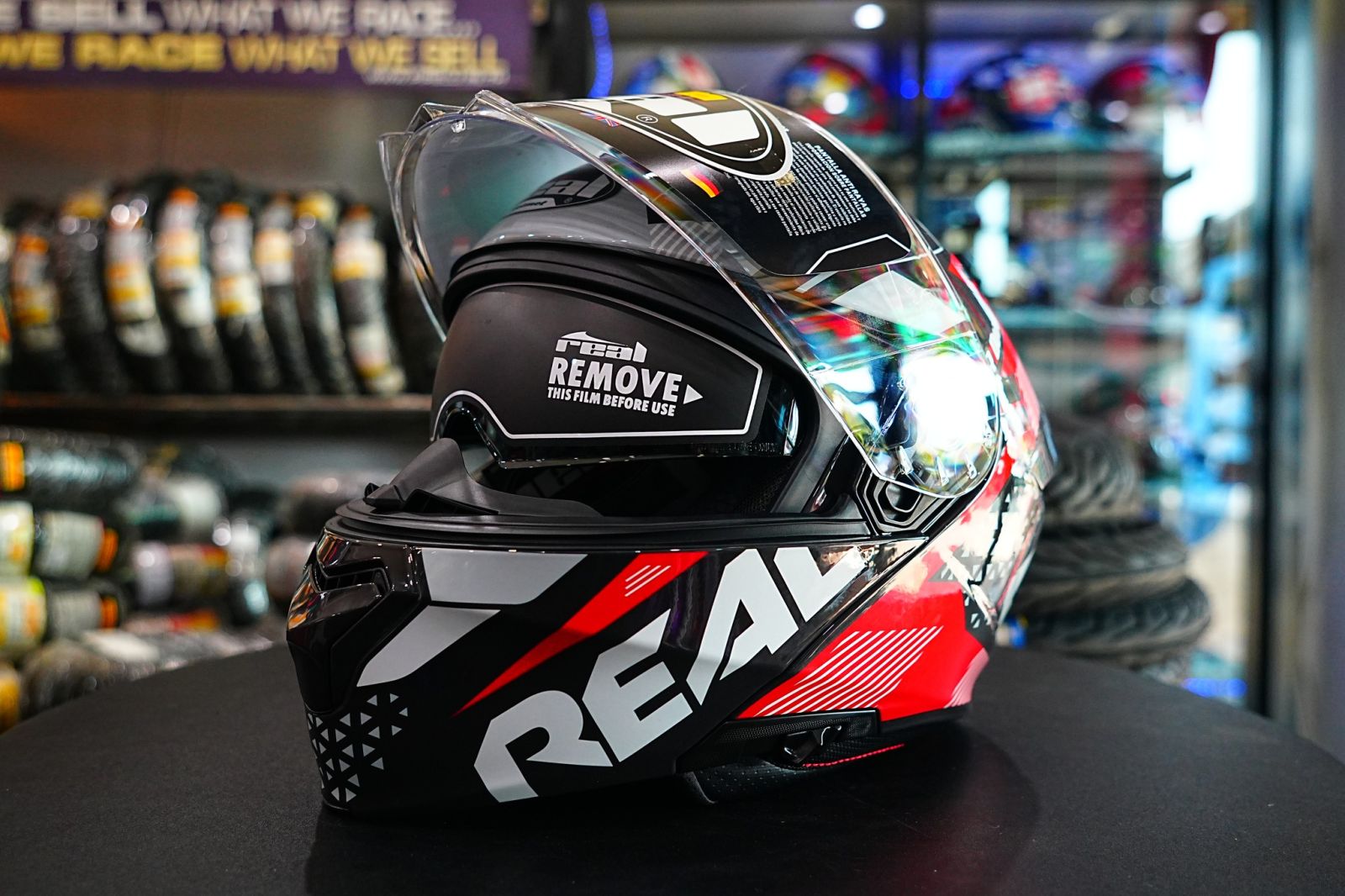 หมวกกันน็อค ยกคางได้ REAL ATLAS R1 DUAL