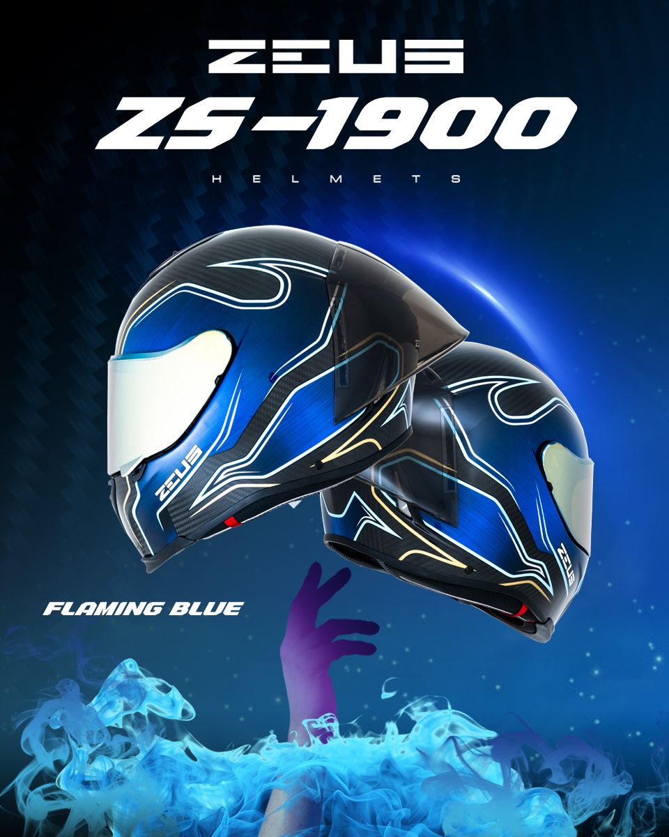 หมวกกันน็อค ZEUS ZS-1900 AO28 BLUE