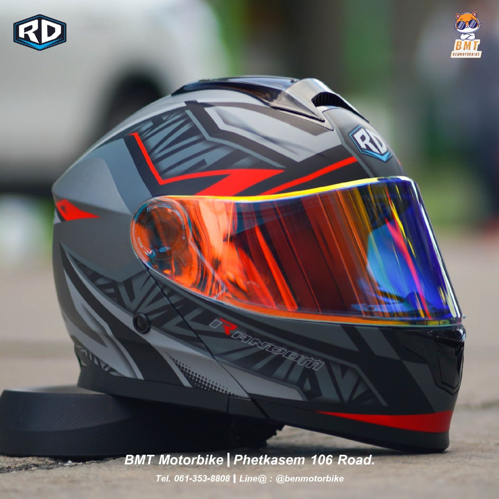 หมวกกันน็อค RD Random รุ่น MATRIX ลาย