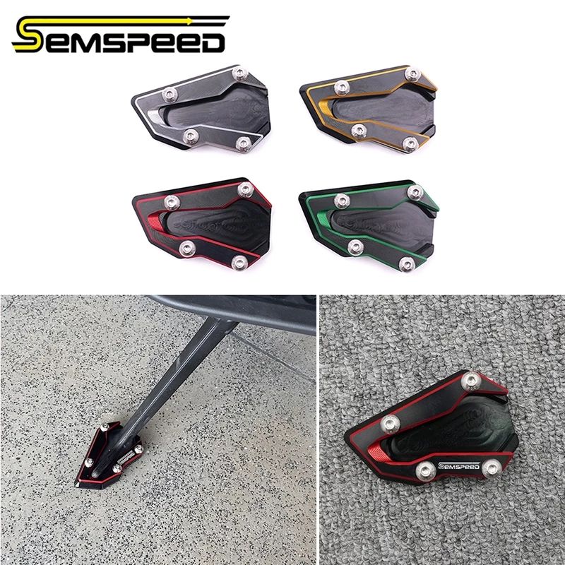 Zontes 150X ขาตั้งเท้าแผ่นขยายขาตั้งรองเท้า รถจักรยานยนต์ CNC Kickstand  แบรนด์ SEMSPEED