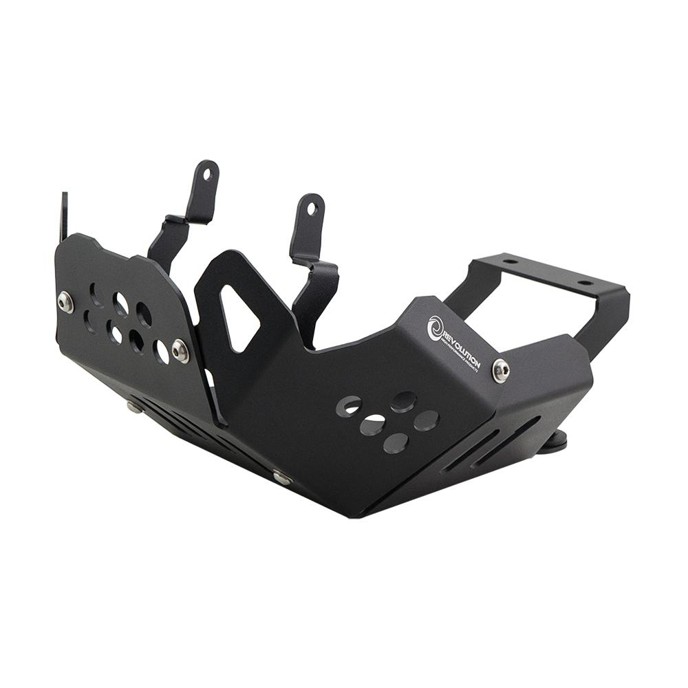 การ์ดท้องเครื่อง 2D (อลูมีเนียม) REVOLUTION ST-125 DAX, GROM, CT-125 (5 เกียร์) (0166) Honda