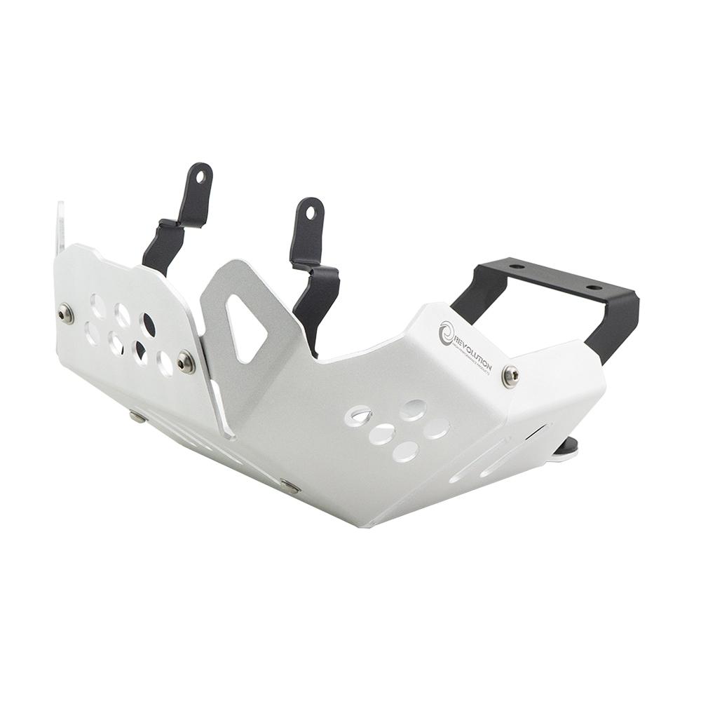 การ์ดท้องเครื่อง 2D (อลูมีเนียม) REVOLUTION ST-125 DAX, GROM, CT-125 (5 เกียร์) (0166) Honda