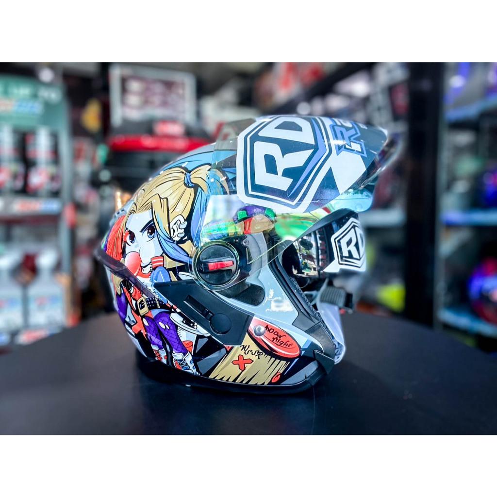 หมวกกันน็อคครึ่งใบ RD RANDOM AIR FORCE 1 Open Face Helmet  Harley Quinn (H006)