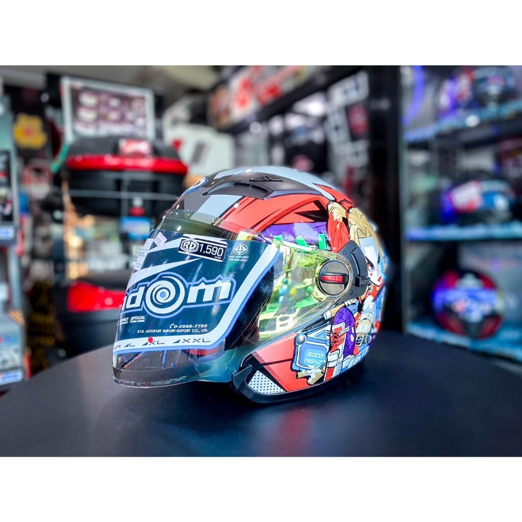 หมวกกันน็อคครึ่งใบ RD RANDOM AIR FORCE 1 Open Face Helmet  Harley Quinn (H006)