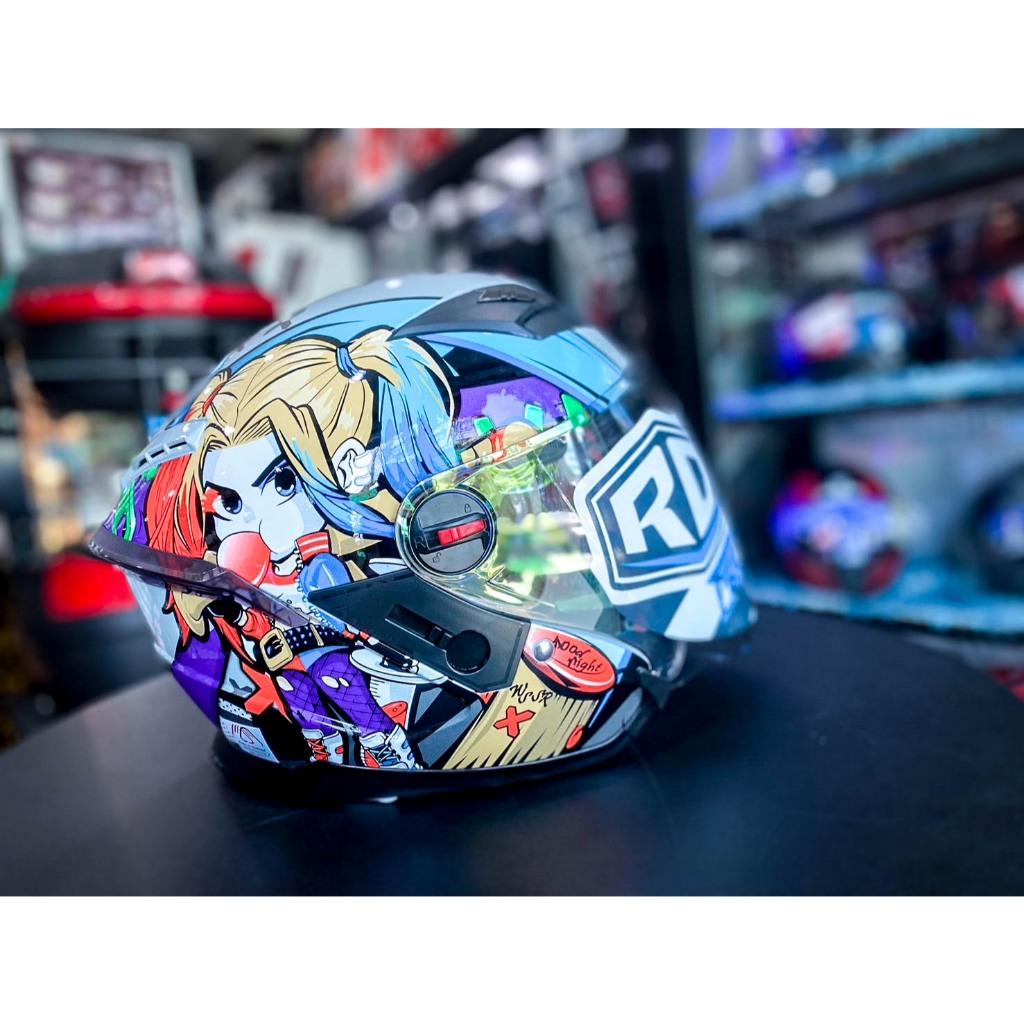 หมวกกันน็อคครึ่งใบ RD RANDOM AIR FORCE 1 Open Face Helmet  Harley Quinn (H006)