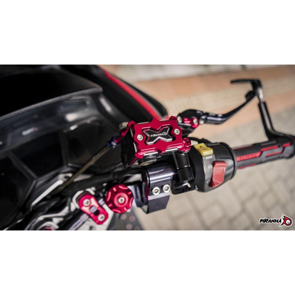 ฝาปิดน้ำมันดิสเบรค CNC Cross Style ADV 150-350 / FORZA 300-350/ GPX DRONE / R-15M /CBR-150R 2021/PCX-160 PIRANHA (0335)