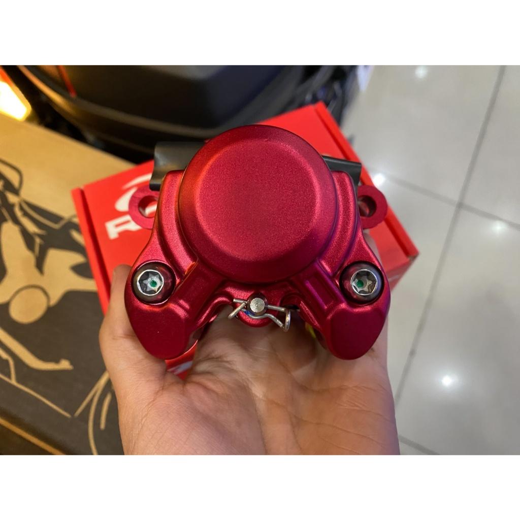 NEW! ปั้มเบรค ล่าง RCB 2พอต ทรงปักข้าง รุ่นR55 งานแท้RCB(ประกัน6เดือน) ใส่ขาแบมโบ้ได้ CALIPER ปั้ม