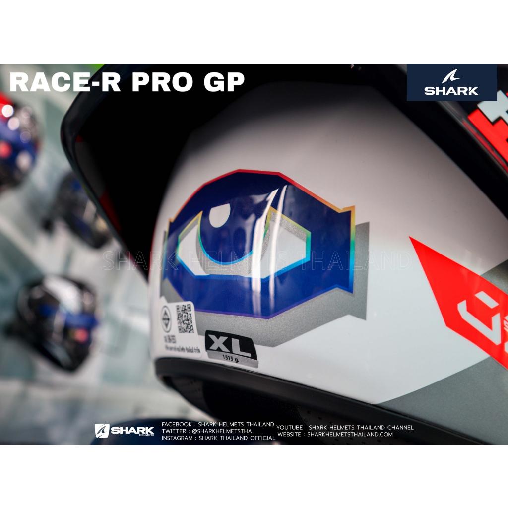 หมวกกันน็อค SHARK RACE-R PRO GP ZARCO SIGNATURE (BWR)