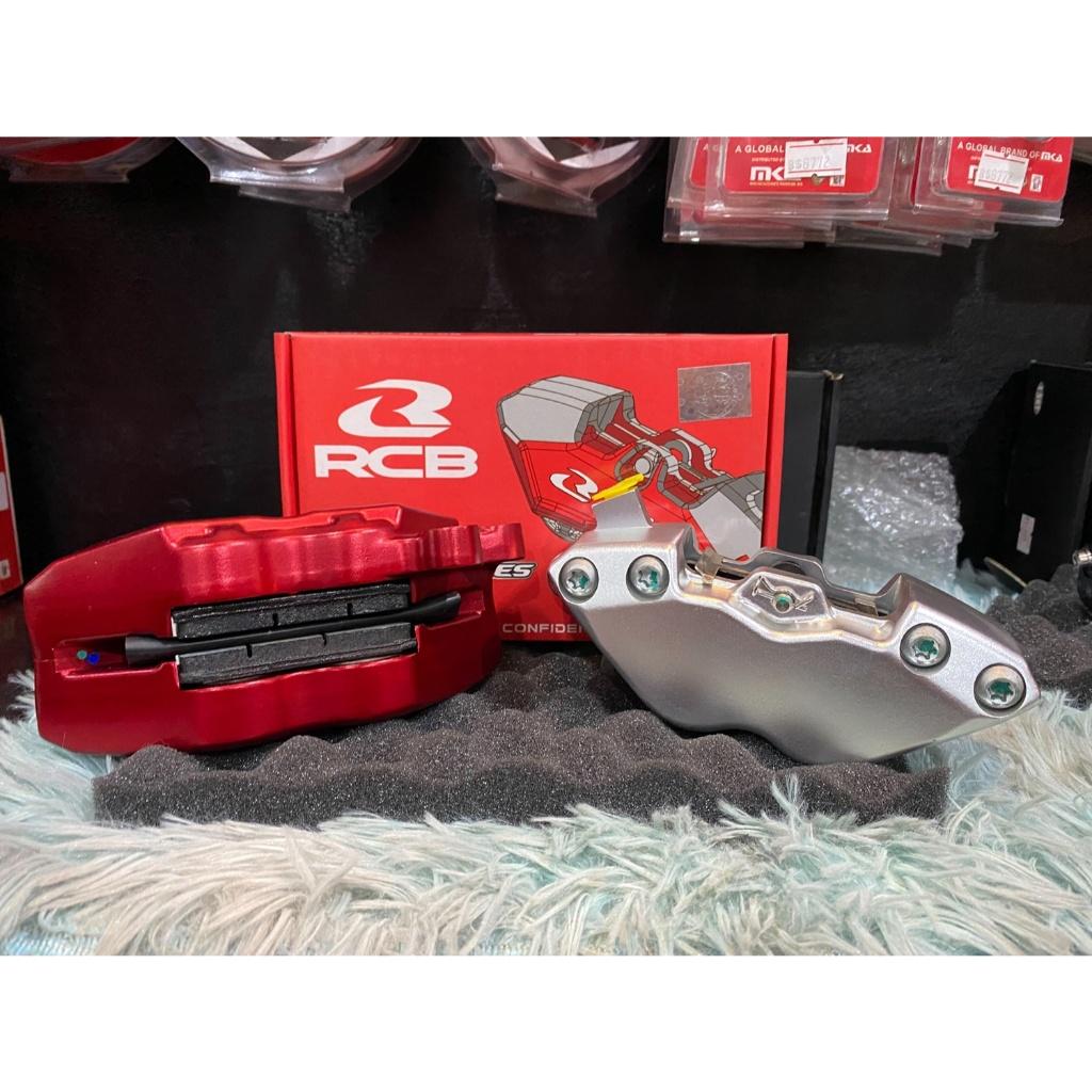 ใหม่ ปั้มเบรค ล่าง ทรง 4POT หูชิด RCB รุ่นR1 Series ฝั่งขวา CALIPER 4PISTON R1 (ประกัน6ปี)69