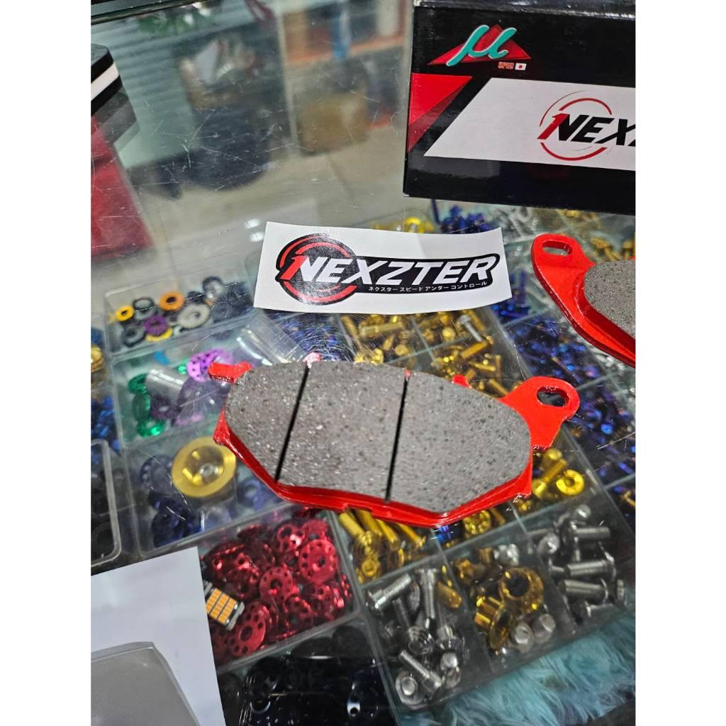 ผ้าเบรค NEXZTER หน้า 5960AA หลัง 6162AA สำหรับรถรุ่น R3 / MT03 / X-MAX
