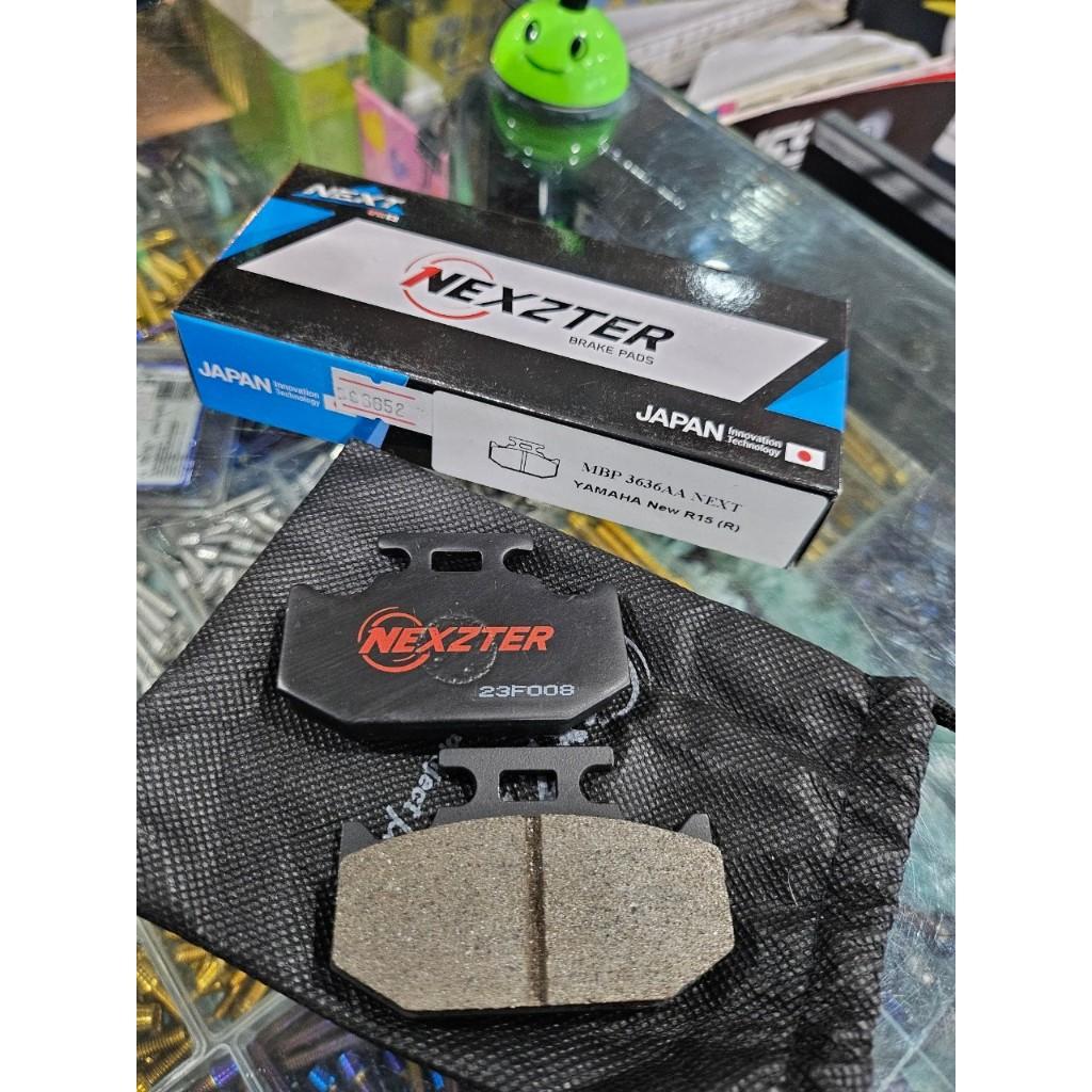 8. ผ้าเบรคหลัง NEXZTER 3636AA สำหรับรถรุ่น NEW R15 17,WR155,MT15,XSR,RAIDER 125,RR