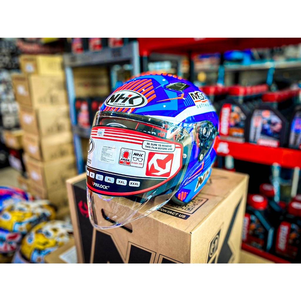 หมวกกันน็อค ครึ่งใบ NHK Model S1 GP PRO ลายใหม่ล่าสุด มี4ลาย