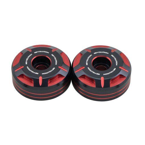 น๊อตปลายแฮนด์ (ทูโทน) 2โทน REVOLUTION FORZA-350, X-MAX 300 ใช้ทั่วไป (34×13.5mm)