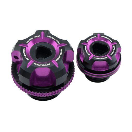 ฝาปิดน้ำมันเครื่อง+น็อตปิดจานไฟ (ทูโทน) REVOLUTION FORZA-350, ADV-350