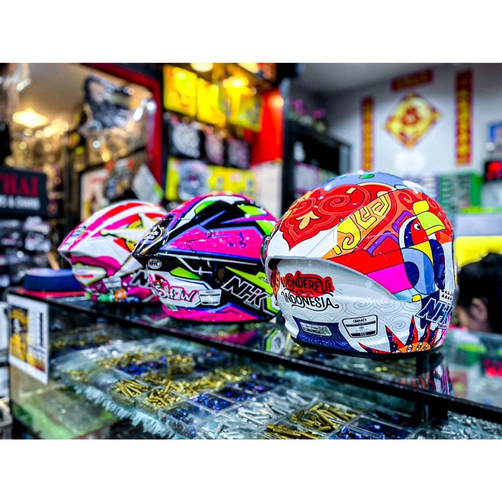 หมวกกันน็อค ครึ่งใบ NHK HELMETS2 Model : S1 GP Pro VISOR