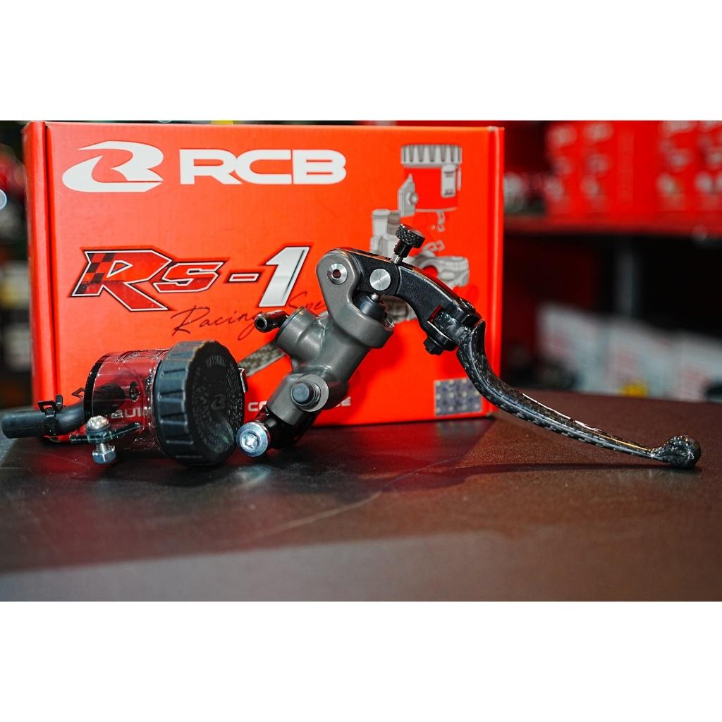 ใหม่ ปั้มเบรค ก้านคาร์บอนแท้ Racingboy รุ่น Rs1 เบอร์ 17mm. ซ้าย/ขวา  กระปุกน้ำมันใหญ่กว่าเดิม ปั้มบน RCB R/L