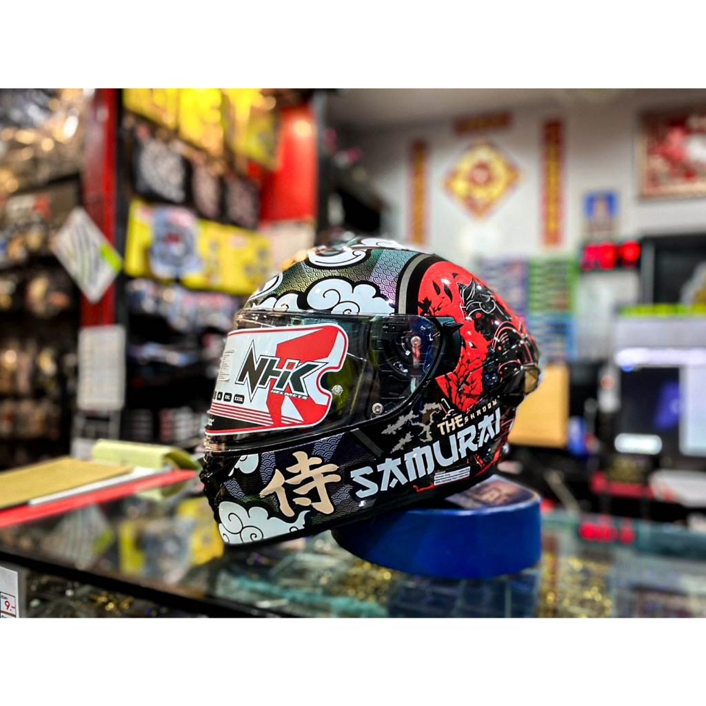 หมวกกันน็อค NHK HELMETS2 VISOR 💥รุ่นK5R ใหม่ล่าสุด มี5ลาย FULL FACE มีแว่น2ชั้น