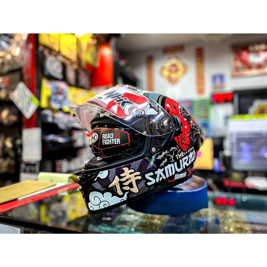 หมวกกันน็อค NHK HELMETS2 VISOR 💥รุ่นK5R ใหม่ล่าสุด มี5ลาย FULL FACE มีแว่น2ชั้น