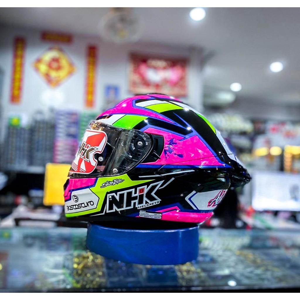 หมวกกันน็อค NHK HELMETS2 VISOR 💥รุ่นK5R ใหม่ล่าสุด มี5ลาย FULL FACE มีแว่น2ชั้น