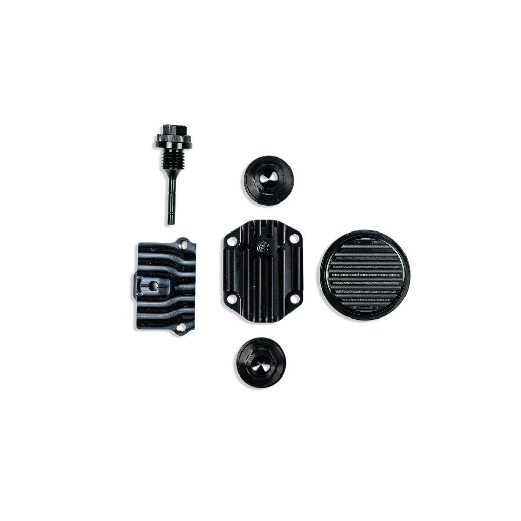 ชุดฝาปิดวาวล์ Set Kit 6 ชิ้น CNC Monkey  CHALY  C70  C700  DREAM-100 CR RACING (0112)